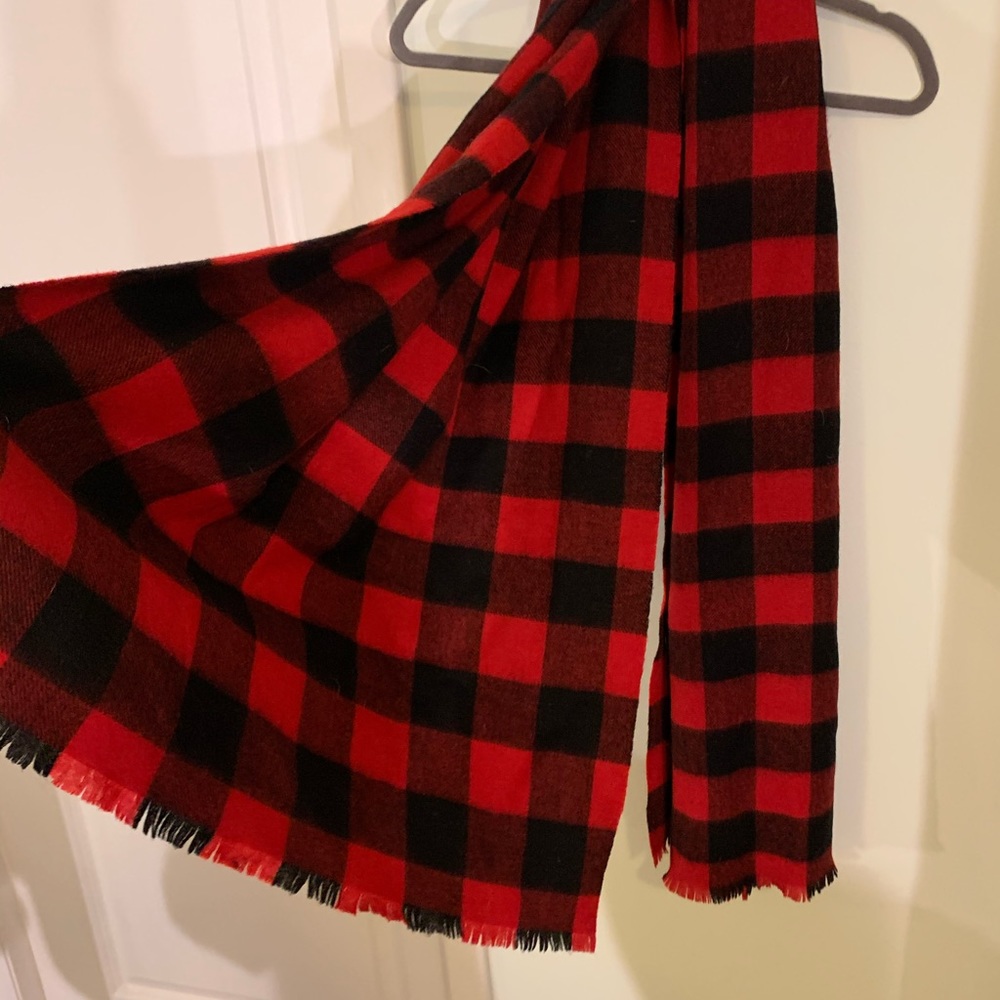 Buffalo check scarf